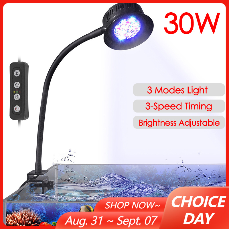 Marine Aquarium Led Lights - 30W Aquarium Fish Tank Sea Water