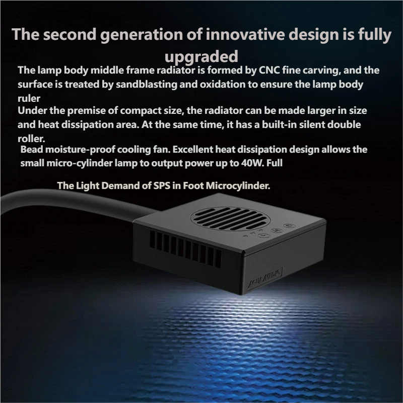 Full Spectrum Q40 40W SPS Cora - Marine Aquarium Led Lights recension och pris