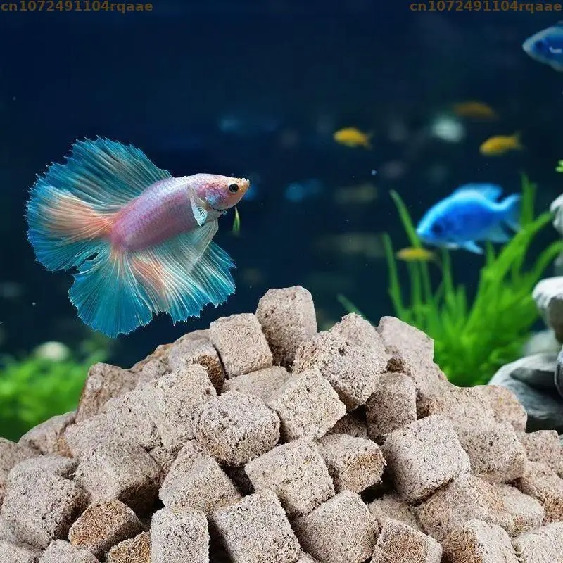 Natural Freeze Dried Bloodworm - Marine Aquarium Cube recension och pris
