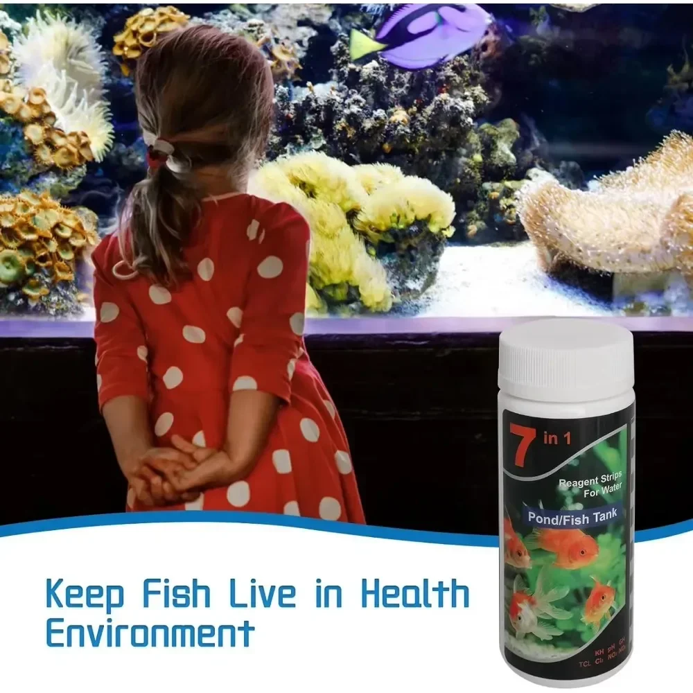 Aquarium Test Strip  Freshwate - Marine Aquarium Water Test Kit recension och pris