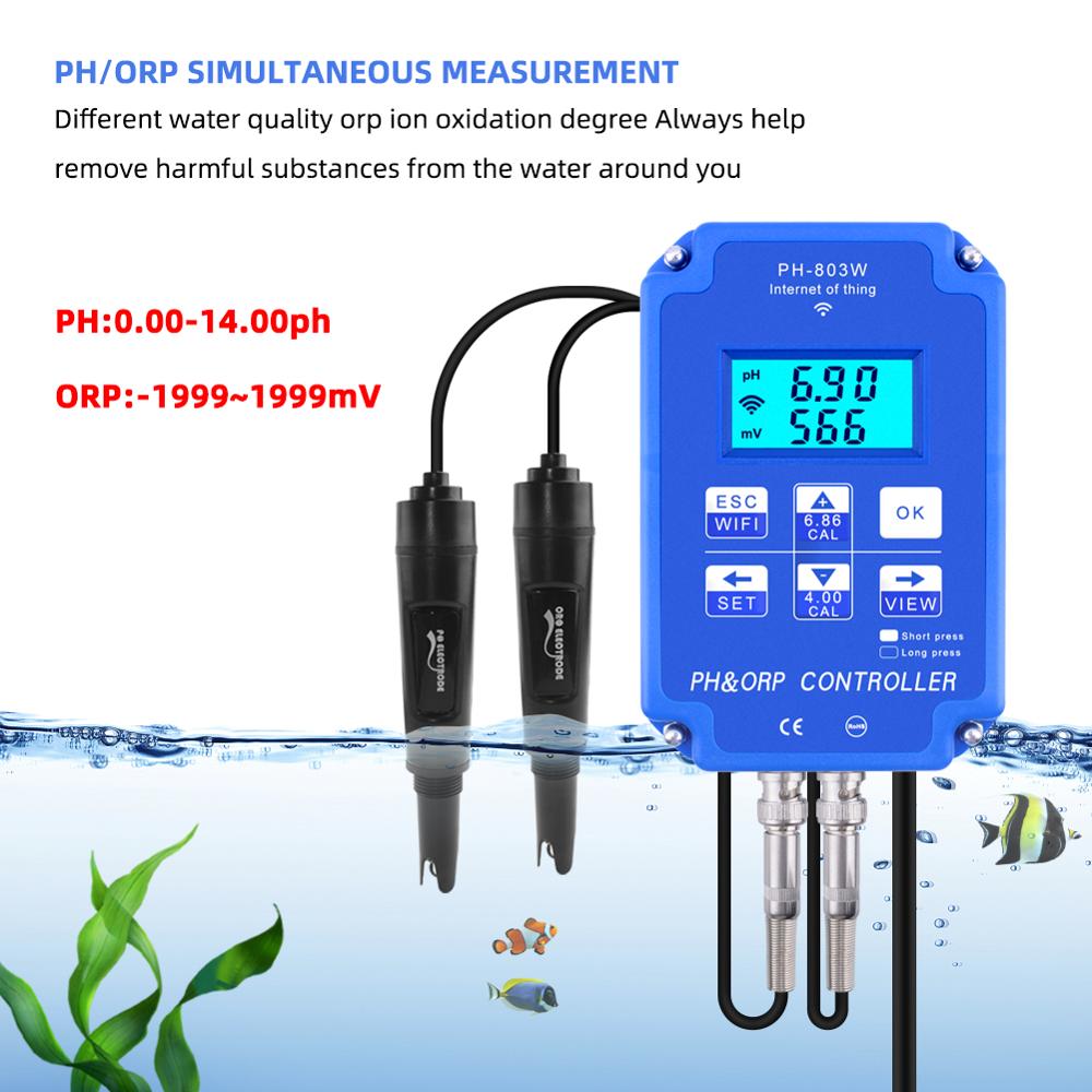Yieryi Digital PH WiFi ORP Red - Marine Aquarium Par Meter recension och pris
