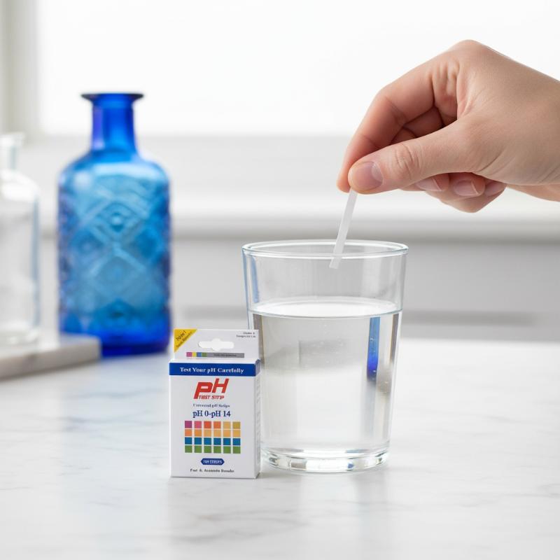 100Pcs Water PH Test Strips 0  - Marine Aquarium Water Test Kit recension och pris