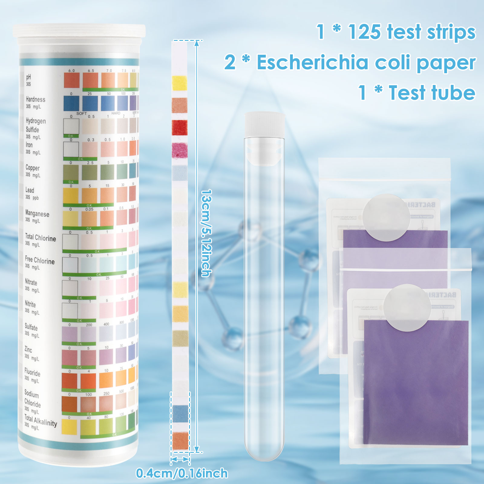 100/125Pc Aquarium Test Strips - Marine Aquarium Water Test Kit recension och pris