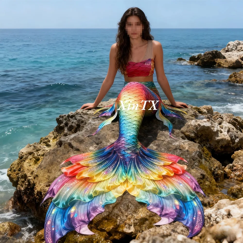 Mermaid tail rainbow-colored l - Aquarium & Marine Museum Universiti Malaysia Sabah Kota Kinabalu Sabah recension och pris
