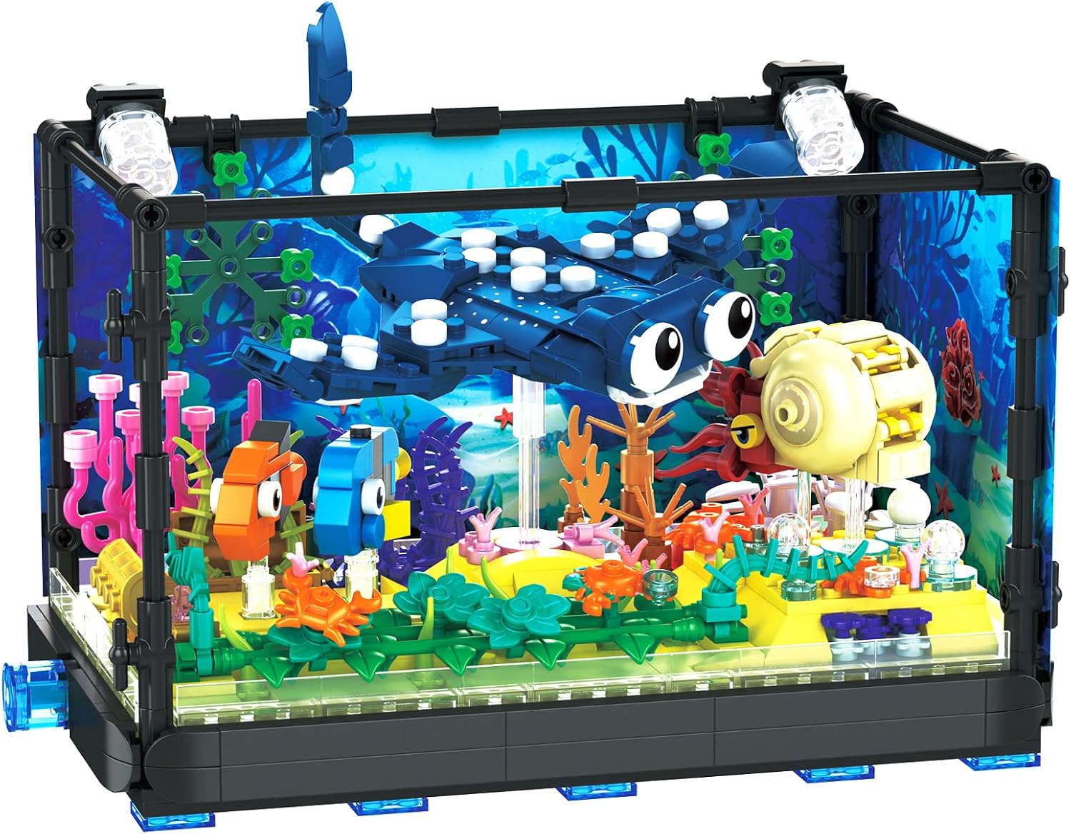 Fish Tank Building Set - Marin - Marine Aquarium Aquascape recension och pris