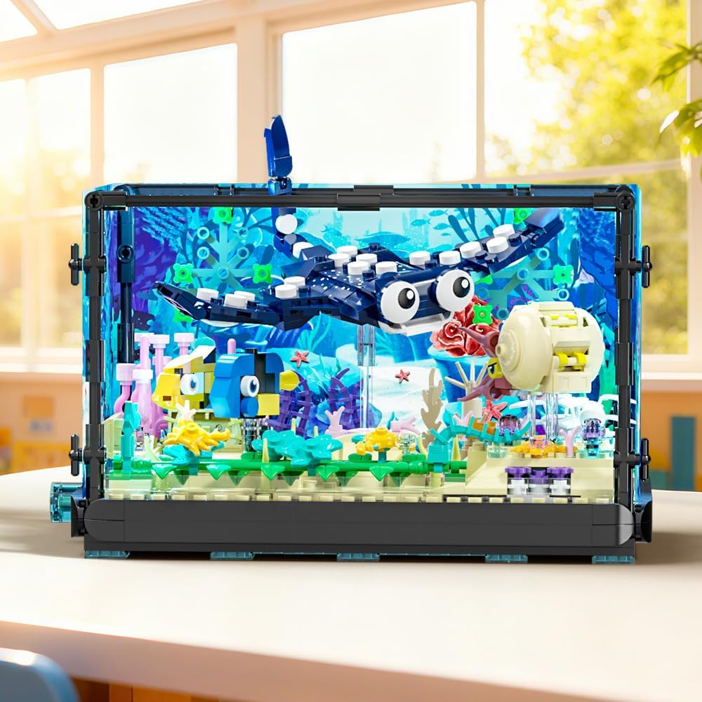Fish Tank Building Set - Marin - Marine Aquarium Aquascape recension och pris