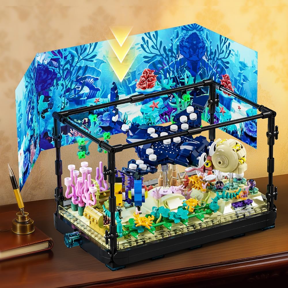 Fish Tank Building Set - Marin - Marine Aquarium Aquascape recension och pris