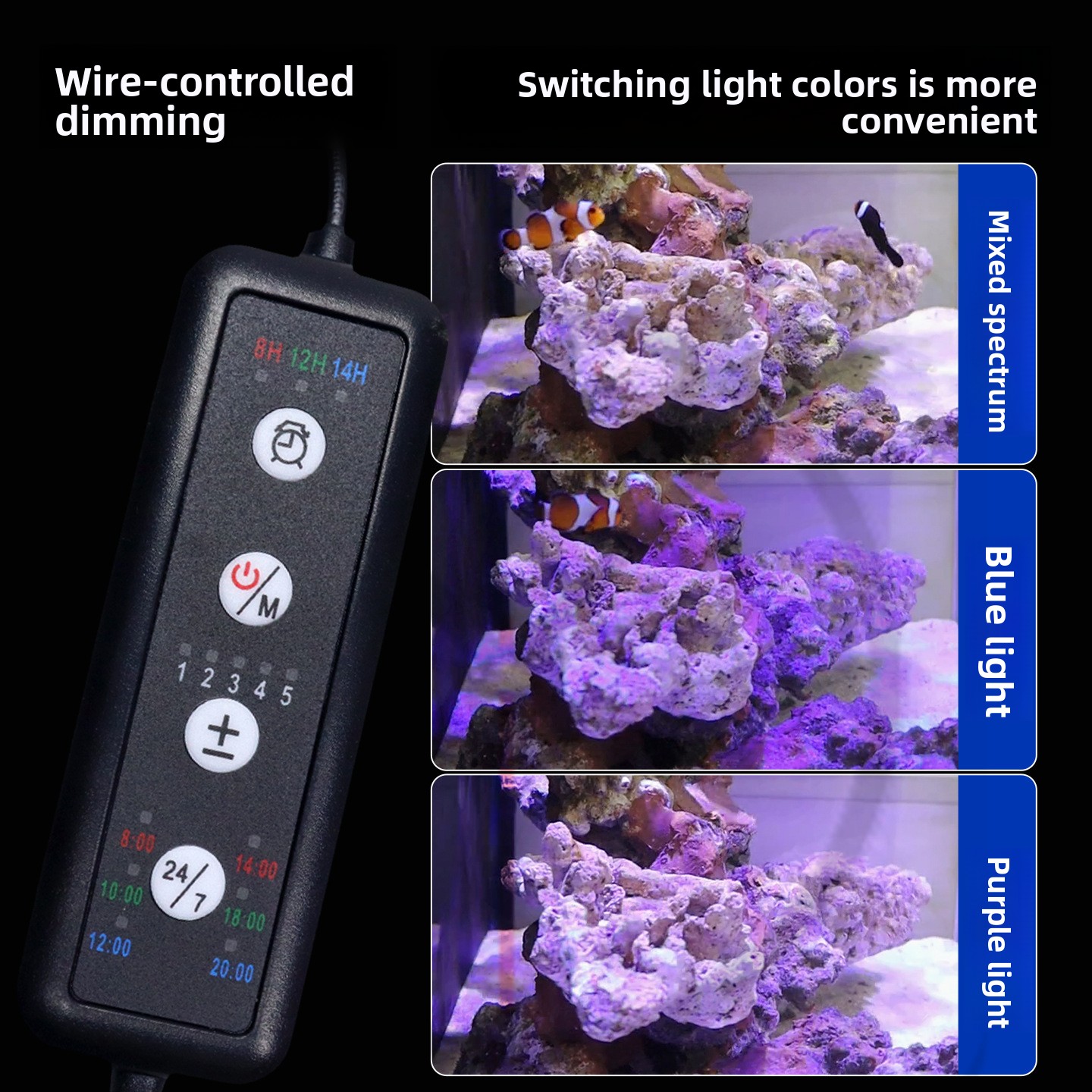 Deep-sea spectral intelligent  - Marine Aquarium Led Lights recension och pris