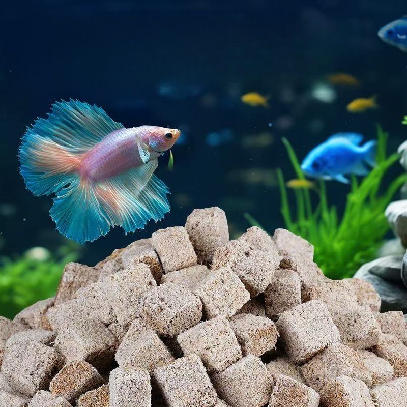Natural Freeze Dried Bloodworm - Marine Aquarium Cube recension och pris