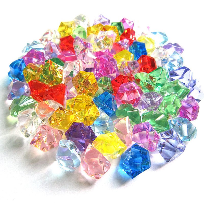 100Pcs Acrylic Stones Crystal  - Marine Aquarium Cube recension och pris