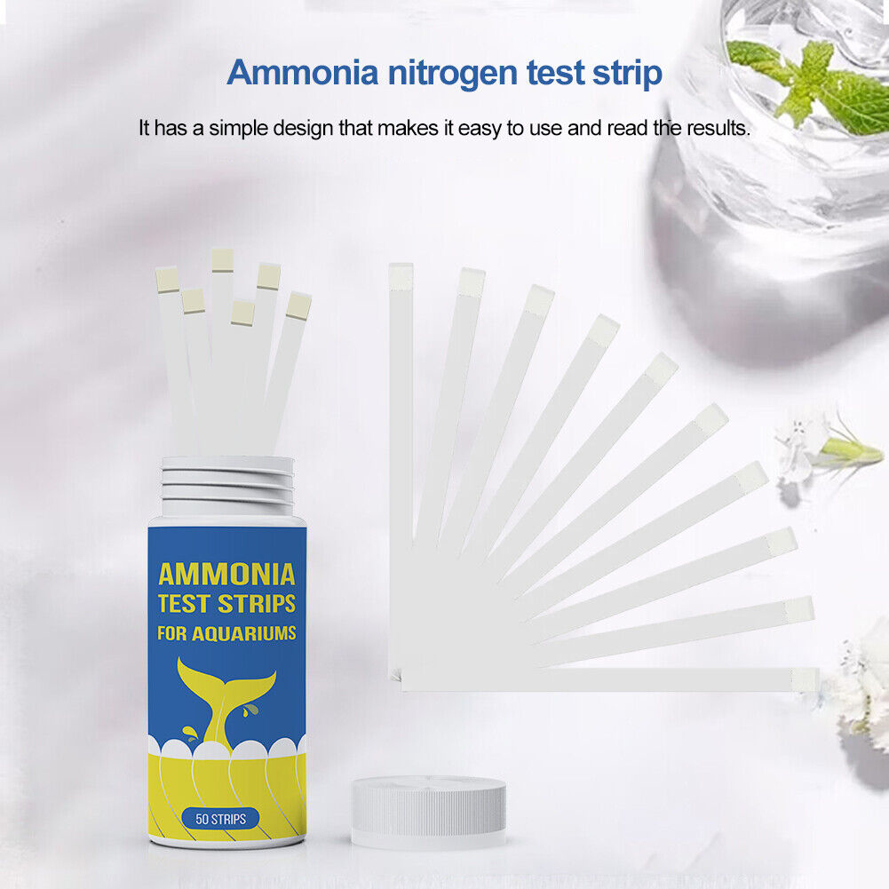 50Pc Ammonia Nitrogen Quick Wa - Marine Aquarium Water Test Kit recension och pris