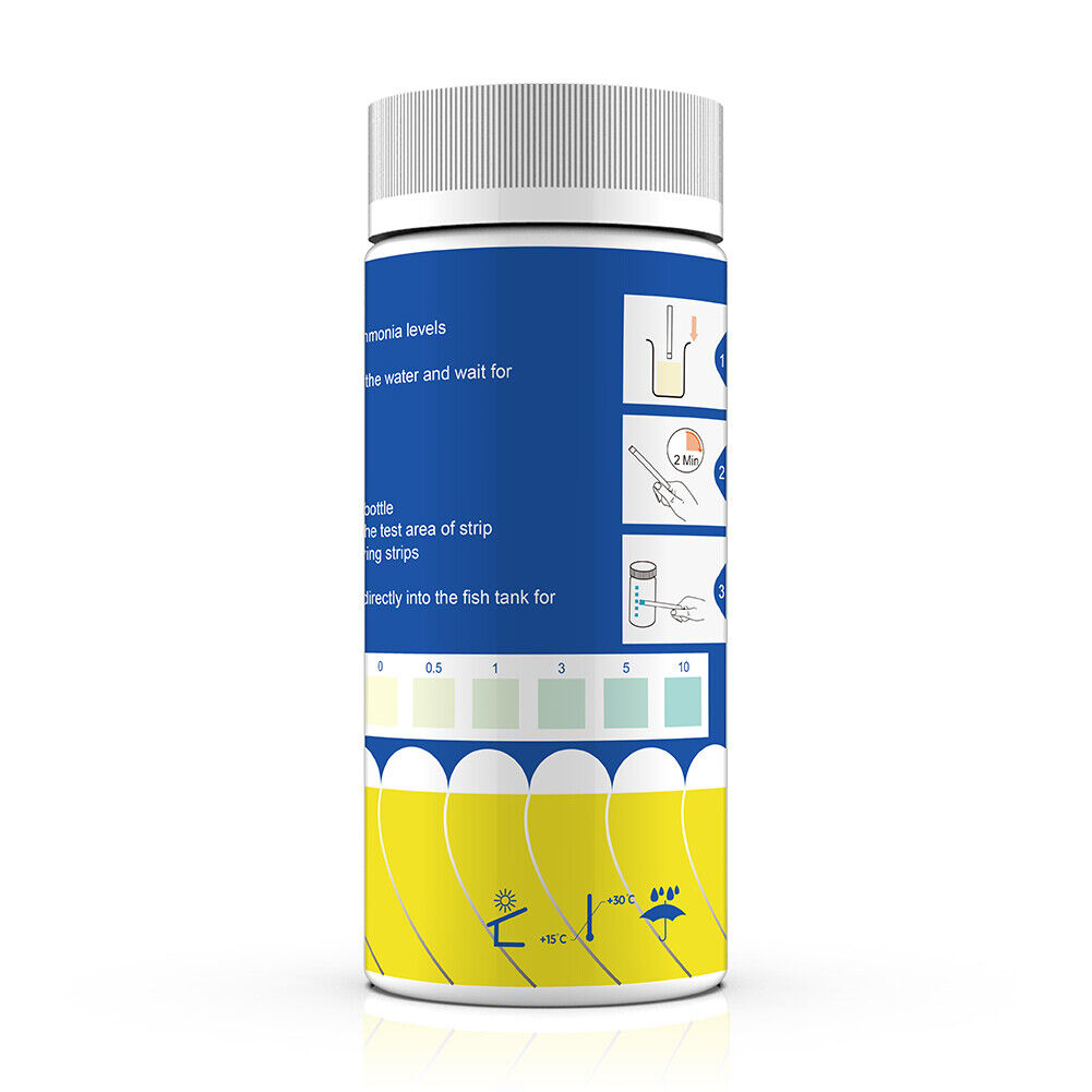 50Pc Ammonia Nitrogen Quick Wa - Marine Aquarium Water Test Kit recension och pris