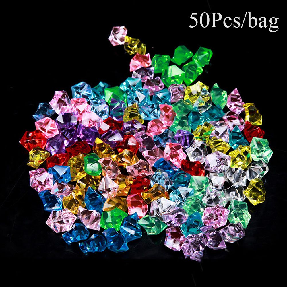 50PCS/pack Colorful 1.4*1.1cm  - Marine Aquarium Cube recension och pris