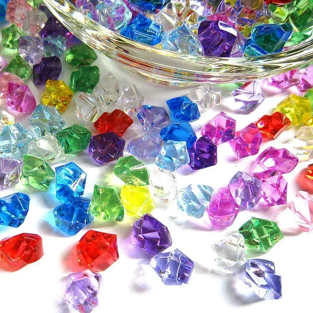 200Pcs Colorful Acrylic Stones - Marine Aquarium Cube recension och pris