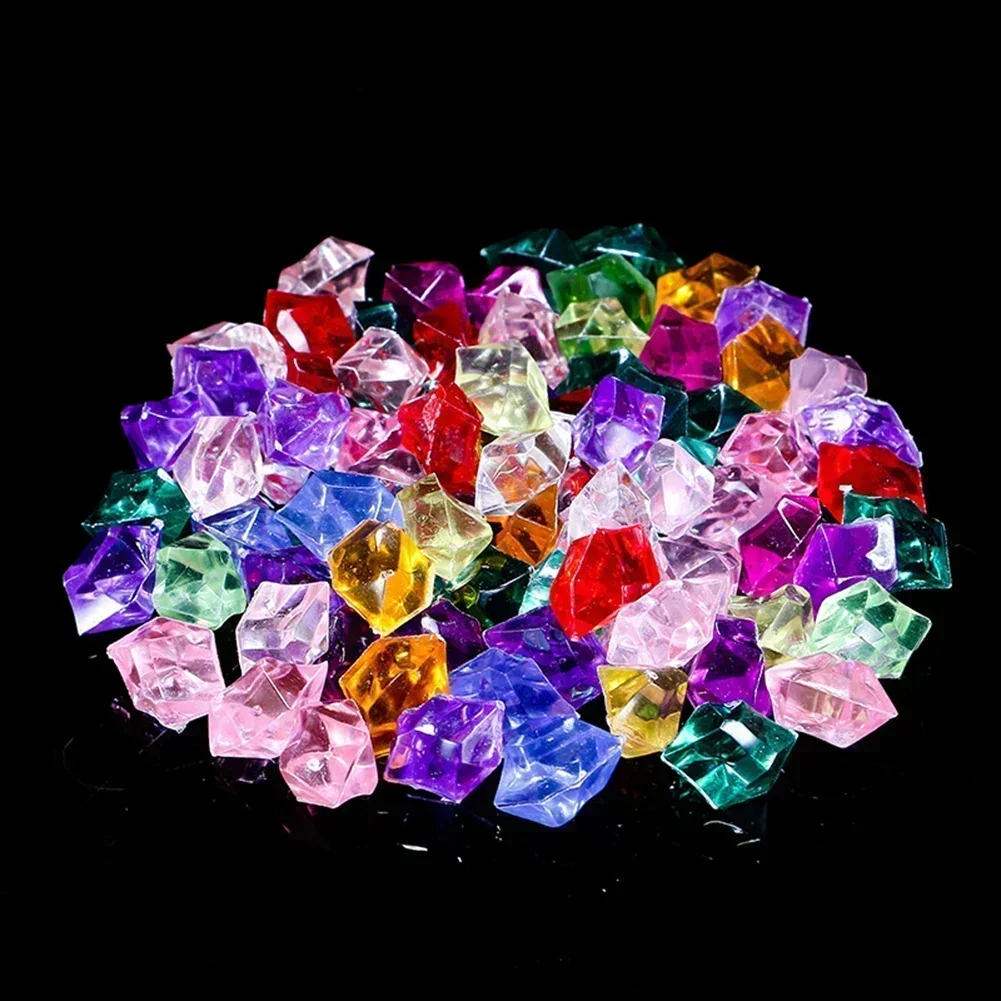 200Pcs Colorful Acrylic Stones - Marine Aquarium Cube recension och pris