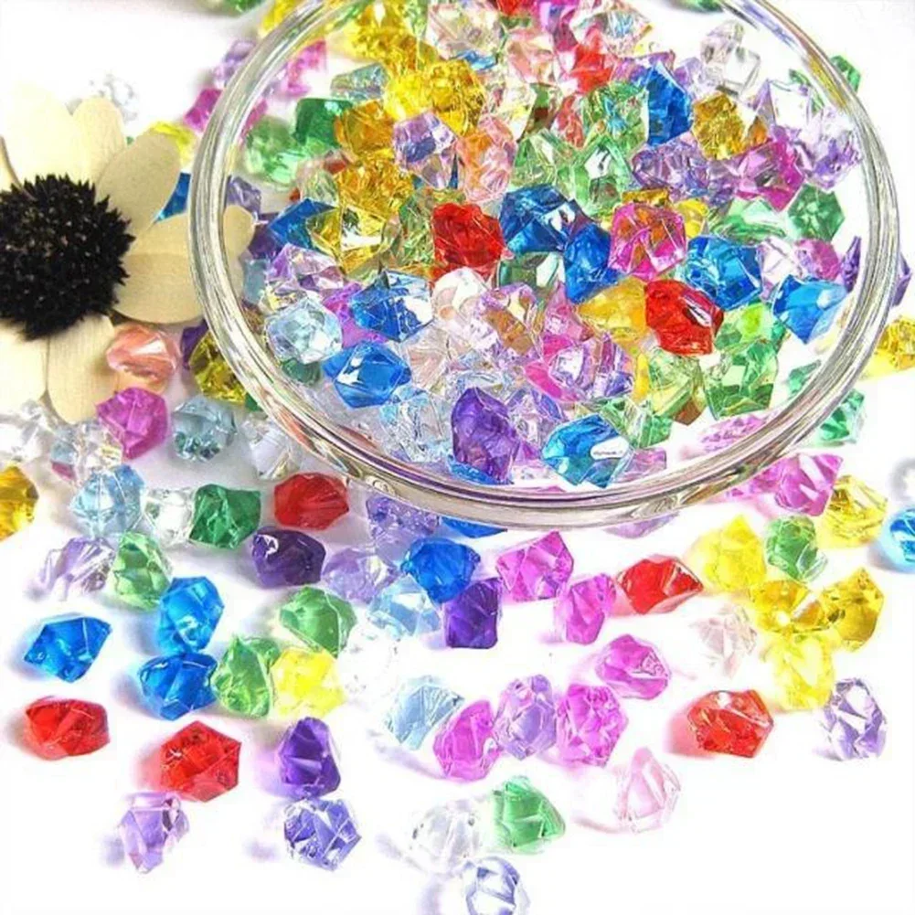 200Pcs Colorful Acrylic Stones - Marine Aquarium Cube recension och pris